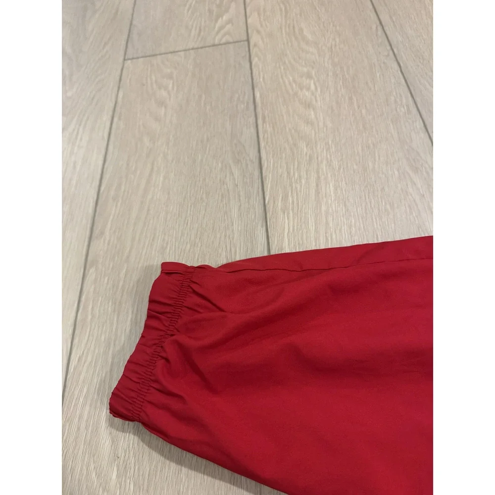 Nike Dri-Fit Woven Soccer Pants Mens Size Large Red Mesh Inner Vents CW6128 687